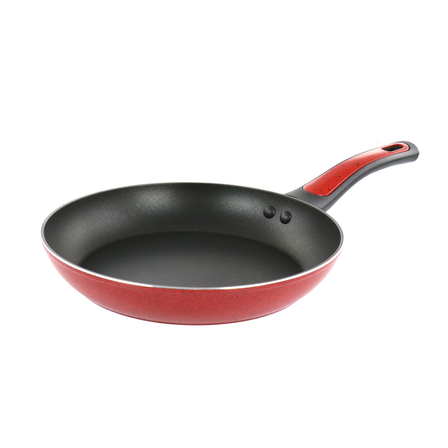 Oster Claybon 9.5" Nonstick Frying Pan in Speckled Red