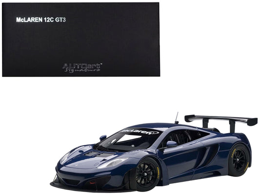 Mclaren 12C GT3 Azure Blue 1/18 Diecast Car Autoart
