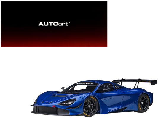 Mclaren 720S GT3 Azure Blue Metallic 1/18 Model Car Autoart