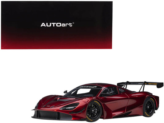 McLaren 720S GT3 Volcano Red Metallic 1/18 Model Car Autoart