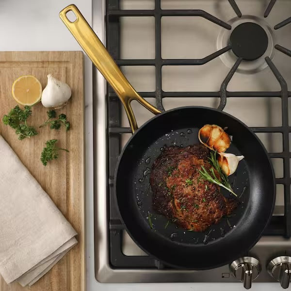 Oster Abbottsford 11" Black Nonstick Aluminum Frying Pan w Hanging Hole