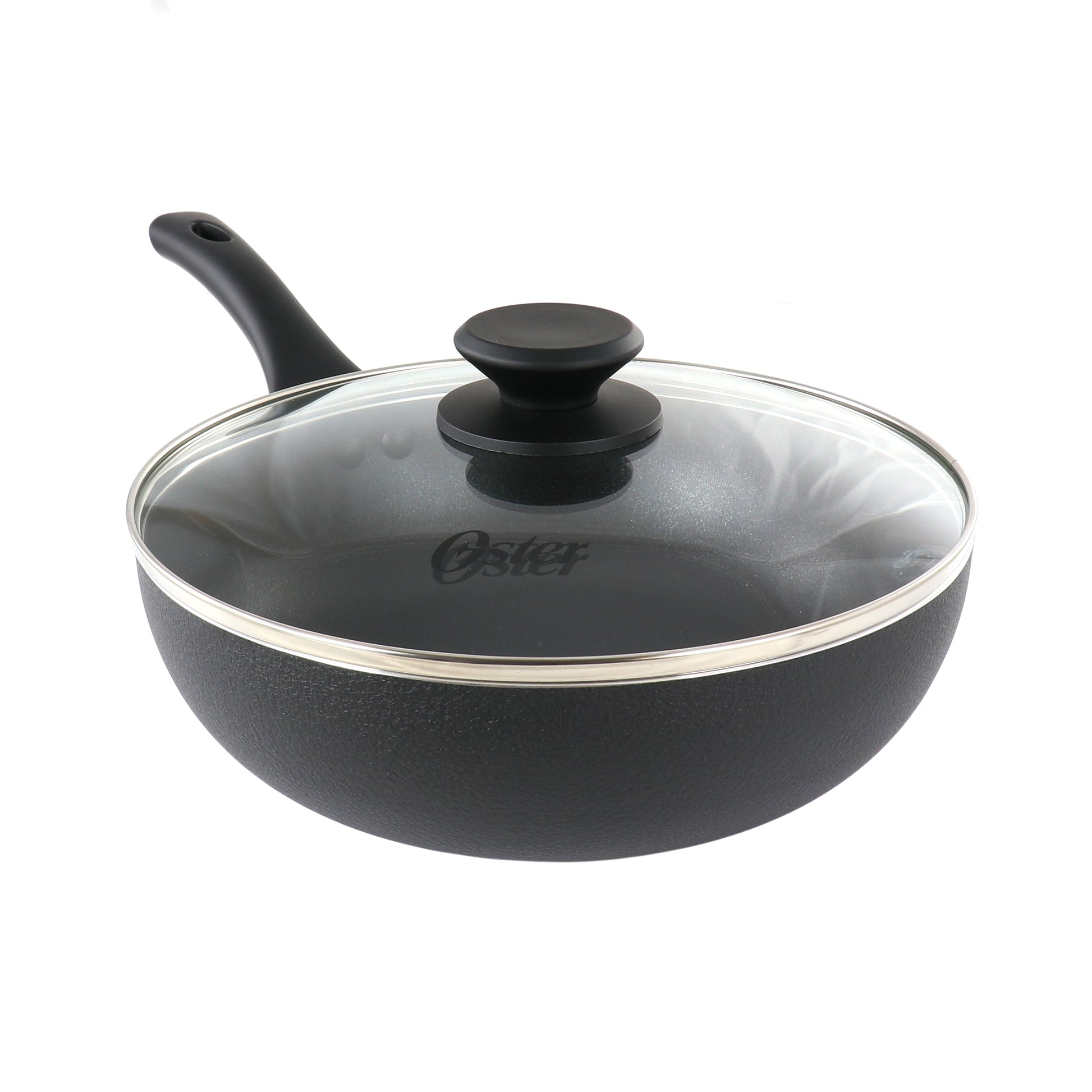 Oster Ashford 9.5" Aluminum Nonstick Wok w Lid