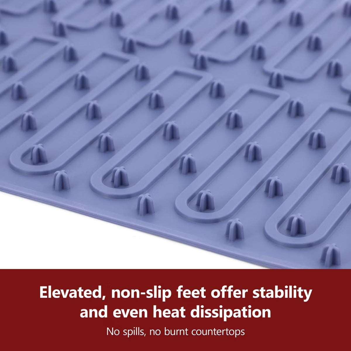 MegaChef 23” x 15.75" Silicone Warming Mat w Variable Temperature & Digital