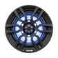 DS18 HYDRO 6.5" 2-Way Marine Speakers w/RBG LED Lights 300W - Matte Black [NXL-6BK]