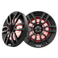 DS18 HYDRO 6.5" 2-Way Marine Speakers w/RBG LED Lights 300W - Matte Black [NXL-6BK]
