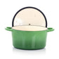 Crock-Pot Artisan 2 pc 5 qts Enameled Cast Iron Dutch Oven in Pistachio Green