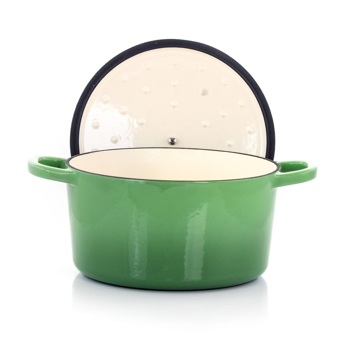 Crock-Pot Artisan 2 pc 5 qts Enameled Cast Iron Dutch Oven in Pistachio Green