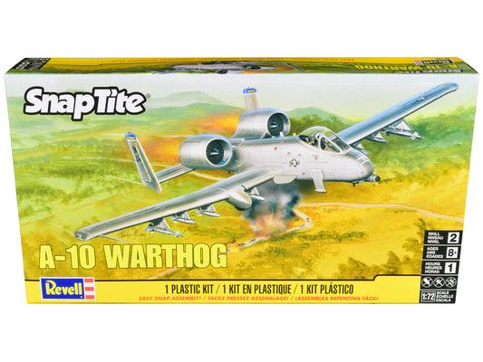Level 2 Snap Tite 1/72 Scale Model Kit Fairchild Republic A-10 Warthog Thunderbo