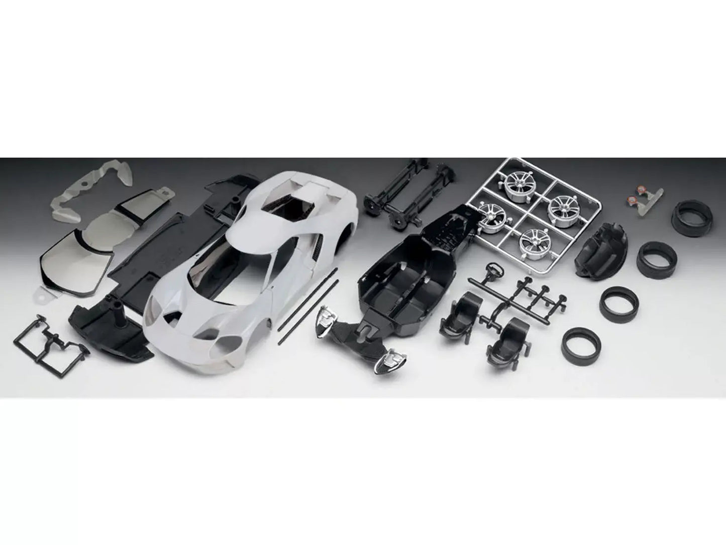 Level 2 Easy-Click Model Kit 2017 Ford GT 1/24 Scale Model Revell