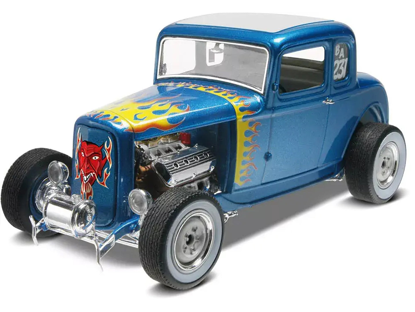 Level 5 Model Kit 1932 Ford 5-Window Coupe 2-in-1 Kit 1/25 Scale Model Revell