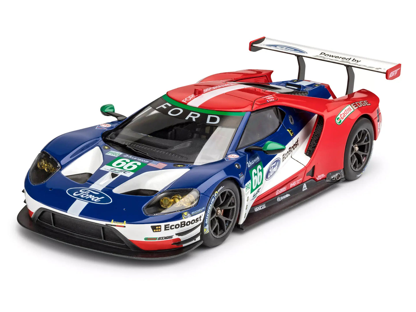 Level 4 Model Kit Ford GT 24 Hours of Le Mans 2017 1/24 Scale Model Revell
