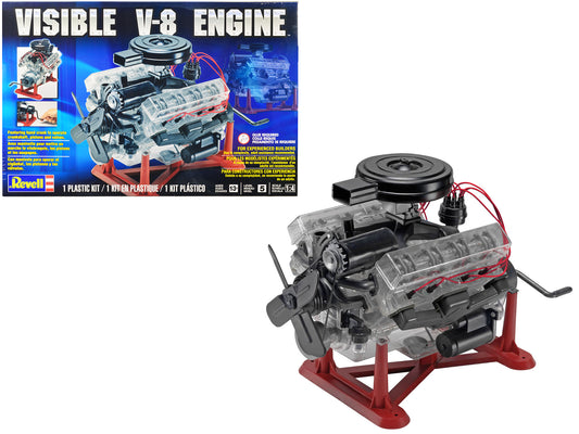 Level 5 Model Kit Visible V-8 Engine 1/4 Scale Model Revell