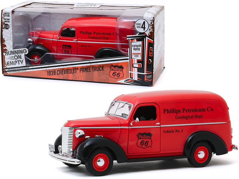 1939 Chevrolet Panel Truck Red Phillips 66 Phillips Petroleum Co. Geological De