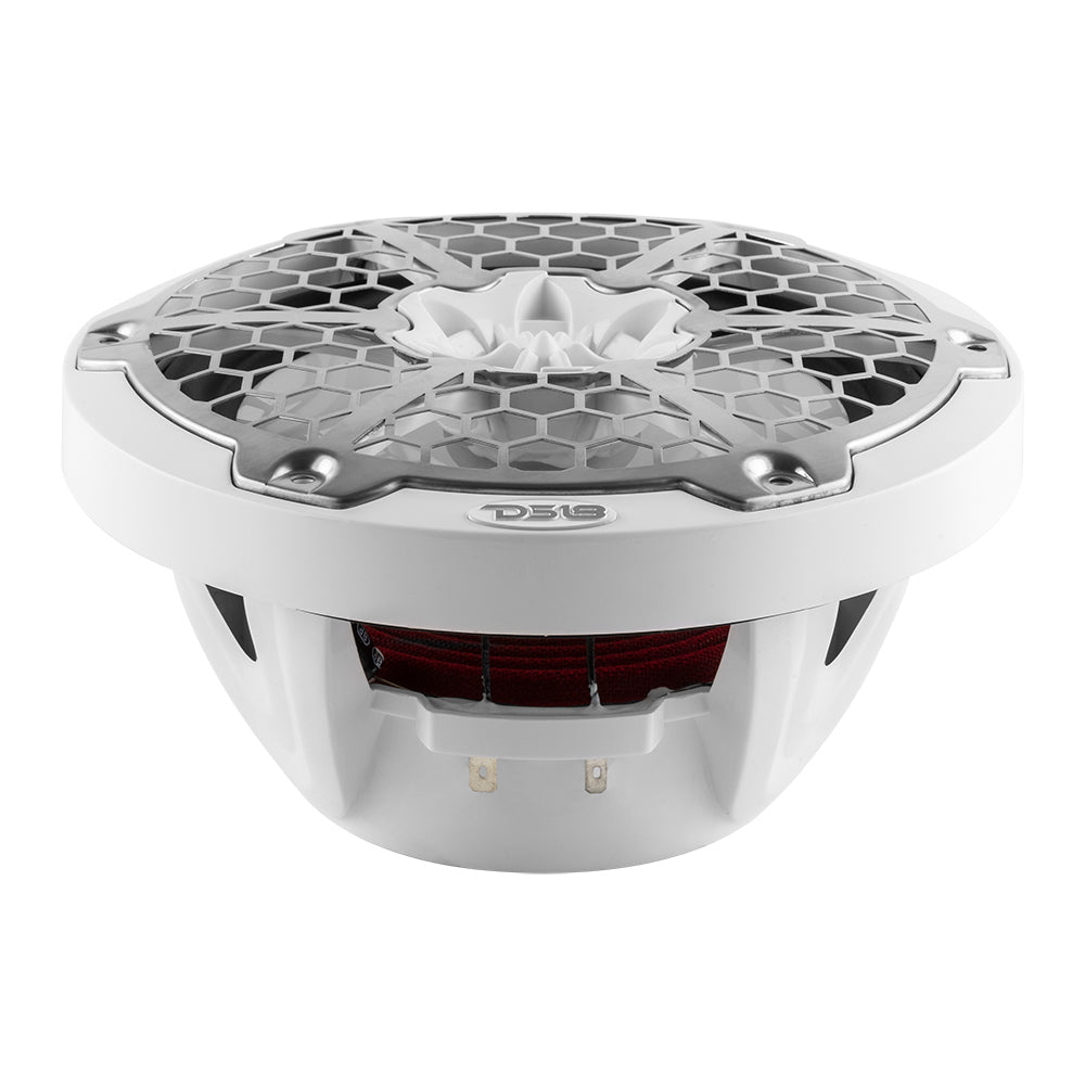DS18 New Edition HYDRO 8" 2-Way Marine Speakers w/RGB LED Lighting 375W - White  [NXL-8M/WH]