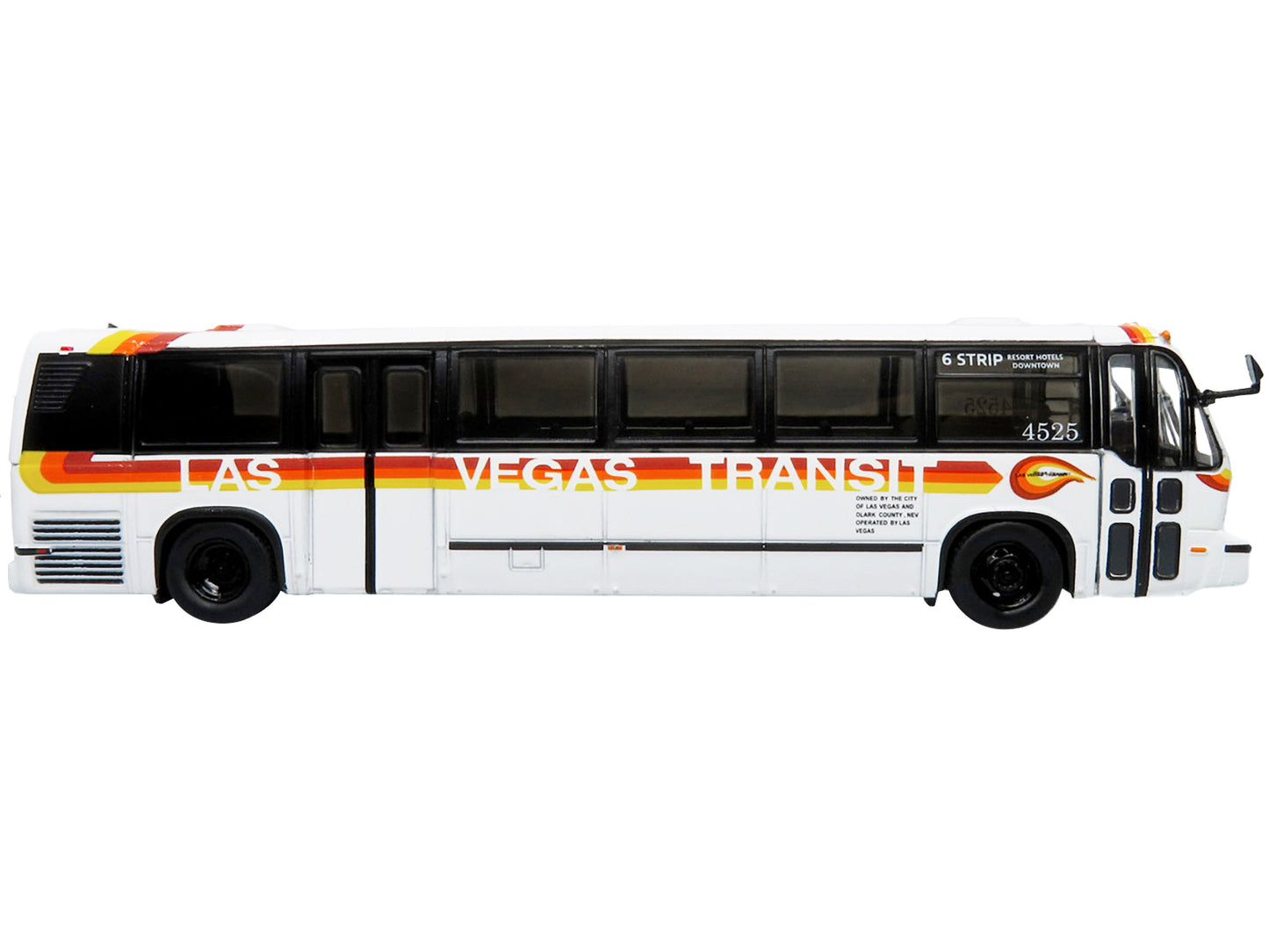 TMC RTS Transit Bus Las Vegas Transit 6 Strip Resort Hotels-Downtown Vintage Bu