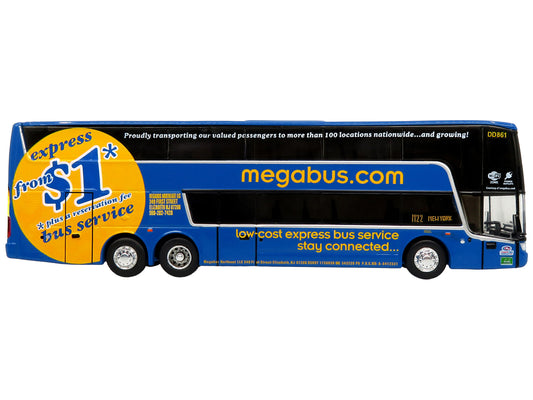 Van Hool TDX Double Decker Coach Bus Megabus M22 Boston to New York The Bus & M