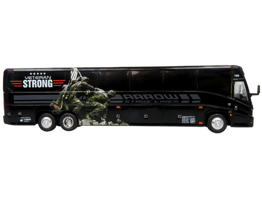 MCI J4500 Coach Bus Arrow Stage Lines - Veteran Strong Black The Bus & Motorcoa