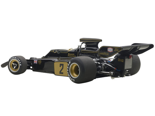 Lotus 72E 1973 Ronnie Peterson #2 1/18 Model Car Autoart
