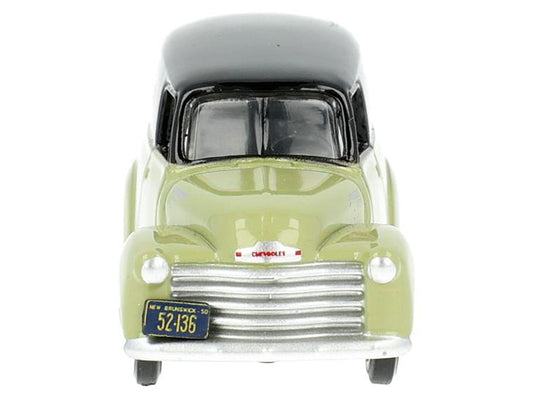 1950 Chevrolet Panel Van Speciality Foods Light Green Black 1/87 HO Scale Dieca