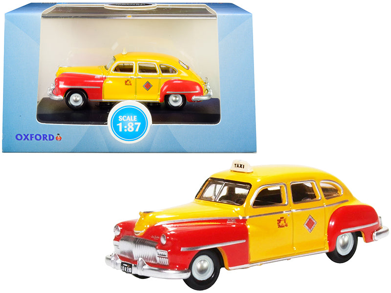 1946-1948 DeSoto Suburban Yellow Red San Francisco Taxi The Godfather Movie 1/8