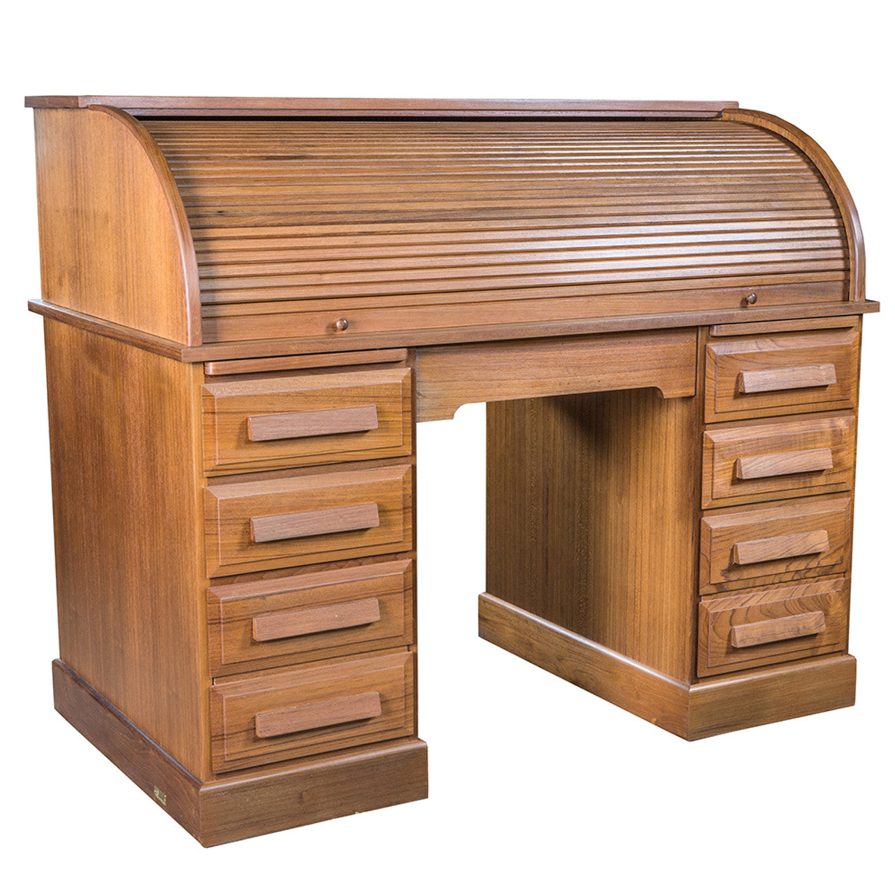 Whitecap Roll Top Desk - 100% Solid Teak (Oiled)