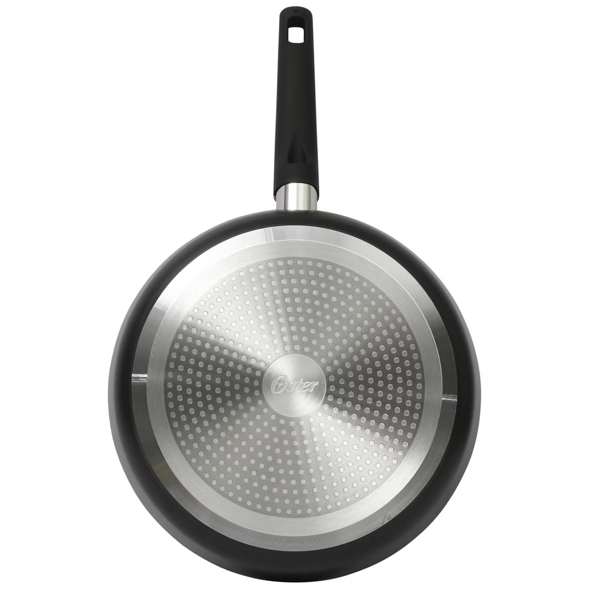 Oster Oxburg 12" Nonstick Aluminum Frying Pan in Black