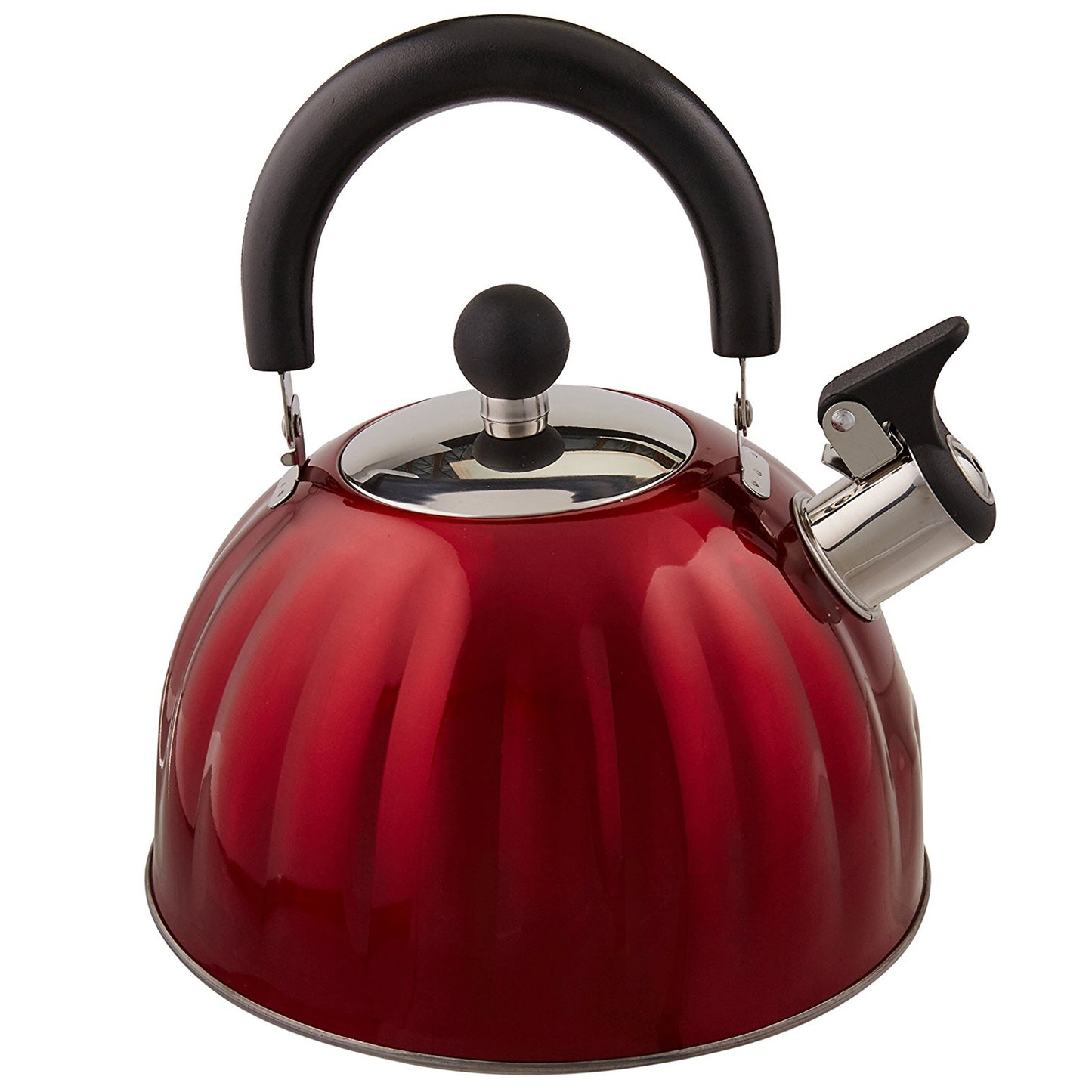 Mr. Coffee Twining 2.1 qt Pumpkin Tea Kettle in Red