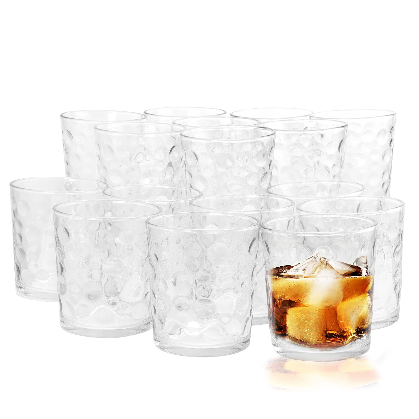 Gibson Home Great Foundations 16 Piece Tumbler & Double Old Fashioned Glass Set
