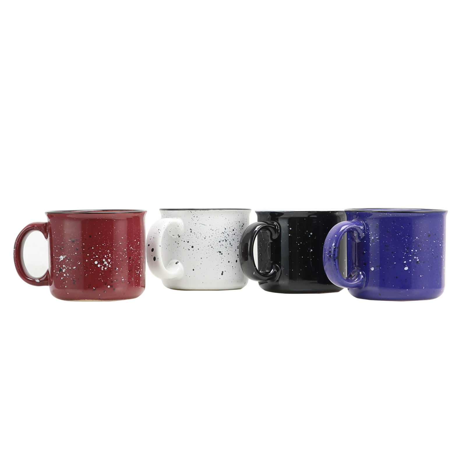 Gibson Home Altaic 4 Piece 17 oz Stoneware Speckle Glaze Mug Set