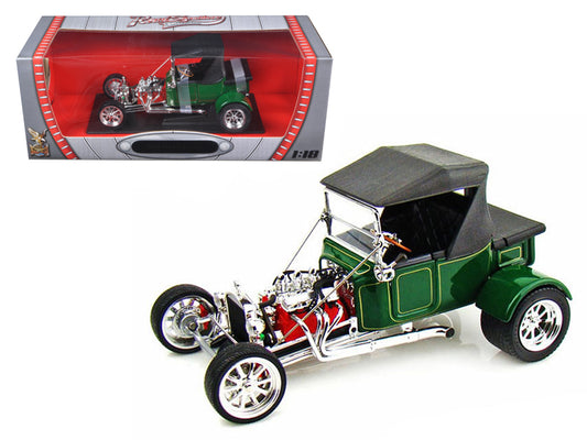 1923 Ford T-Bucket Soft Top Green w Black Top 1/18 Diecast Car Road Signature