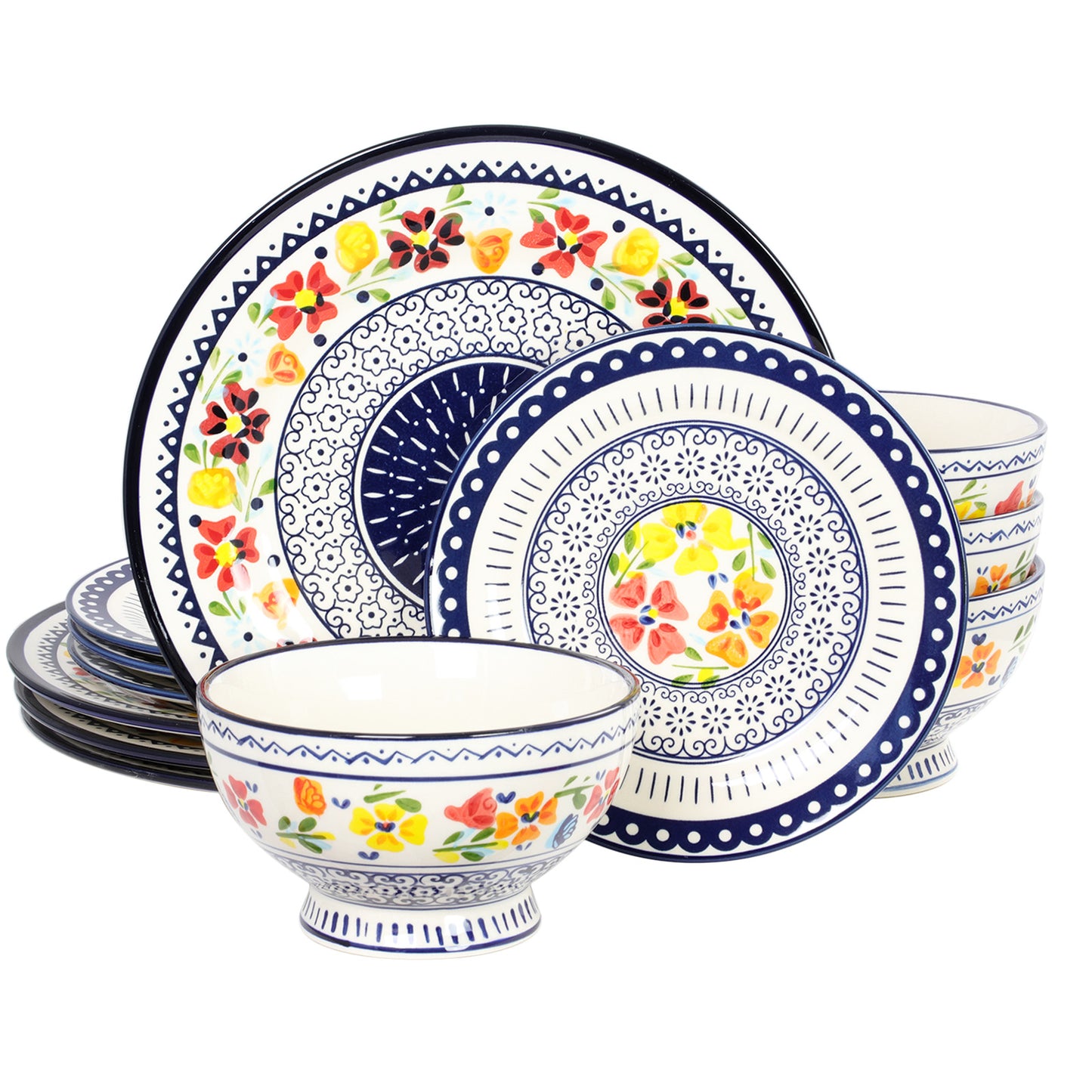 Gibson Elite Luxembourg 12 pc Dinnerware Set