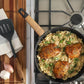 Oster Oxburg 12" Nonstick Aluminum Frying Pan in Black