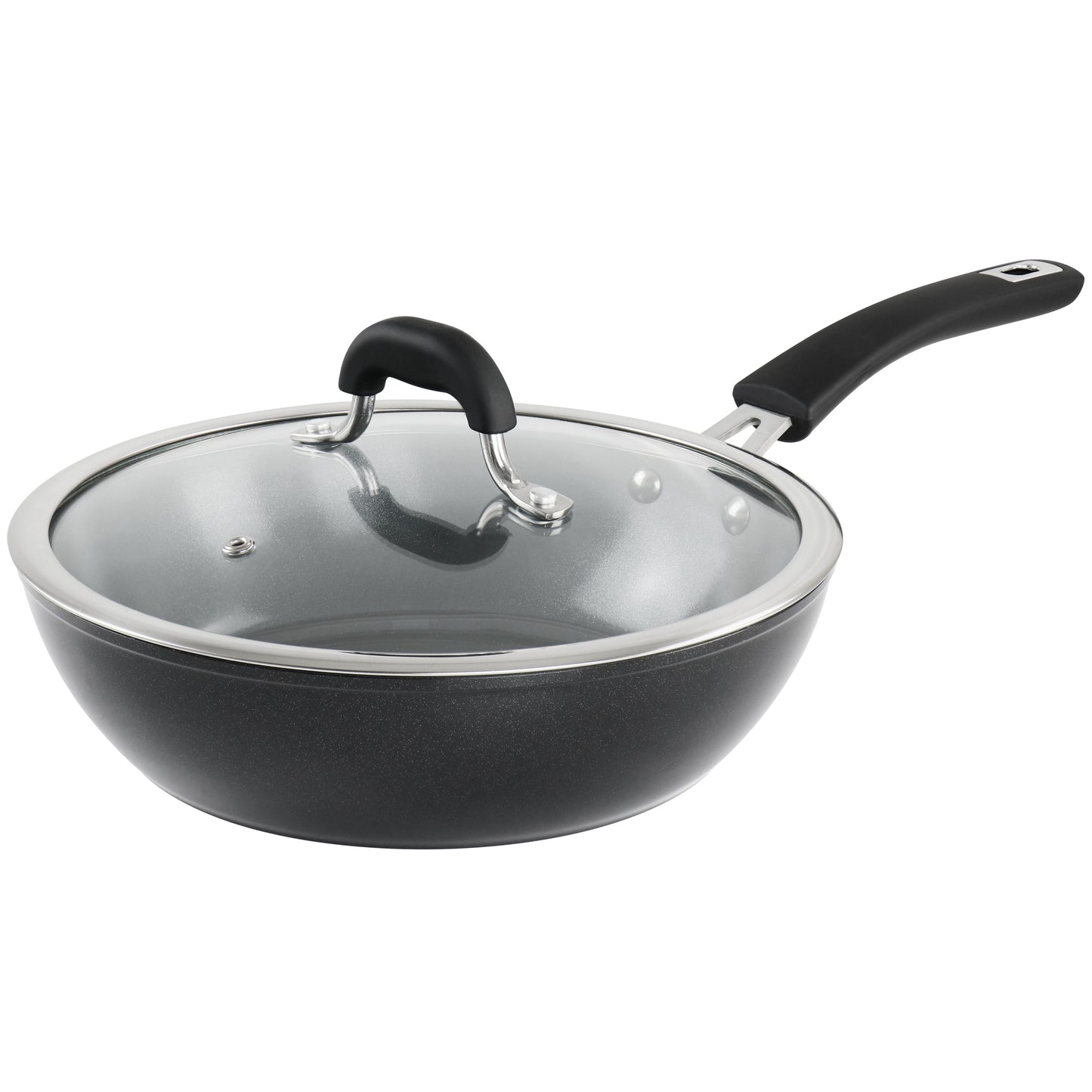 Kenmore Arlington 3.5 qt Non Stick Aluminum Saute Pan w Lid Black Diamond