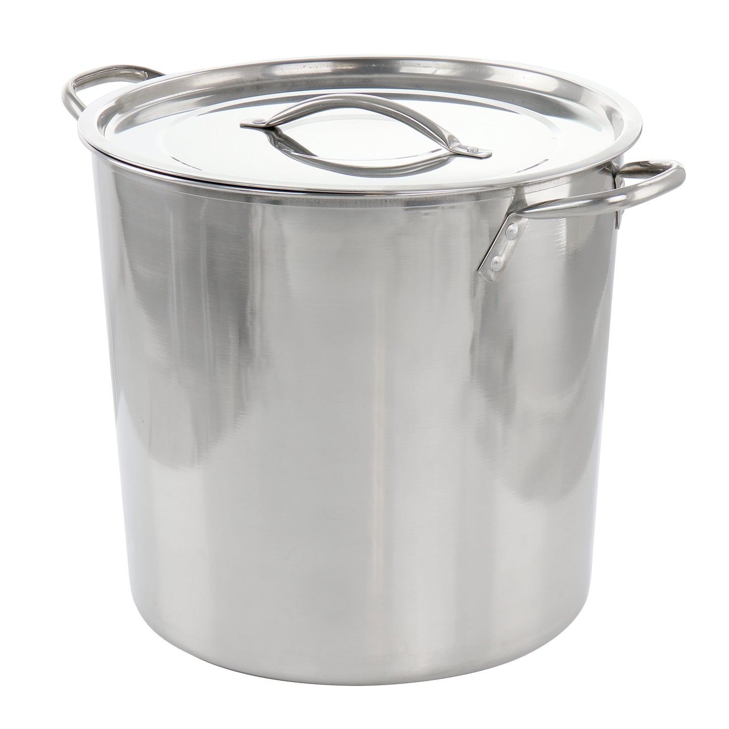 Gibson Everyday Whittington 16 Qt Stainless Steel Stock Pot w Lid