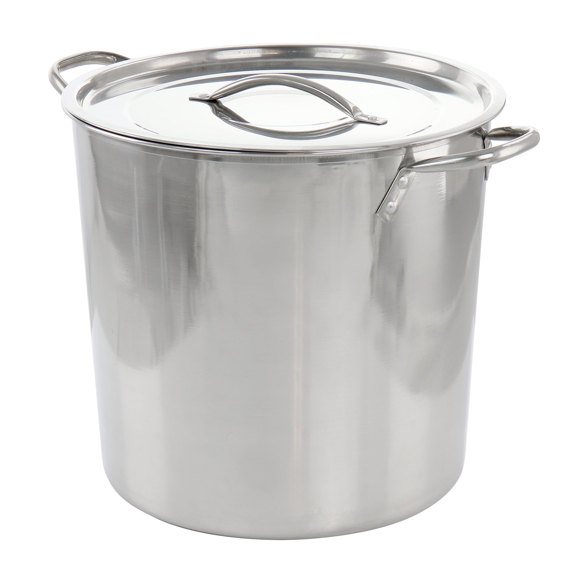 Gibson Everyday Whittington 16 Qt Stainless Steel Stock Pot w Lid