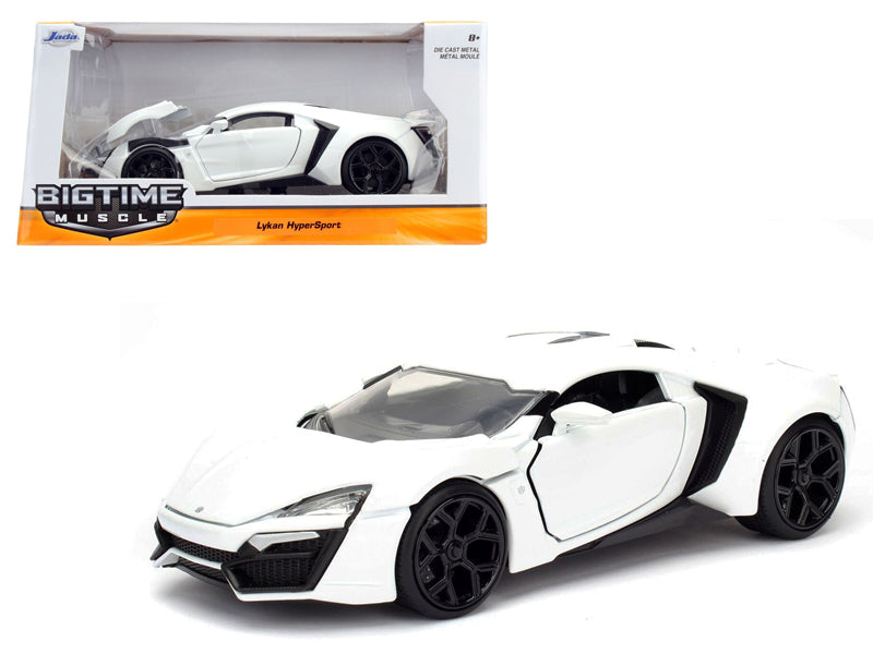 Lykan Hypersport White 1/24 Diecast Car Jada