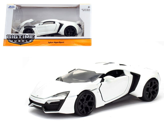 Lykan Hypersport White 1/24 Diecast Car Jada
