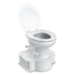 Dometic White M65 Marine Gravity Toilet - Elongated Seat Size w/Foot Pedal [312500001]