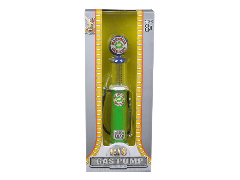 Magnolia Gasoline Vintage Gas Pump Cylinder 1/18 Diecast Replica Road Signature