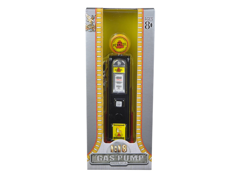 Pennzoil Gasoline Vintage Gas Pump Digital 1/18 Diecast Replica Road Signature