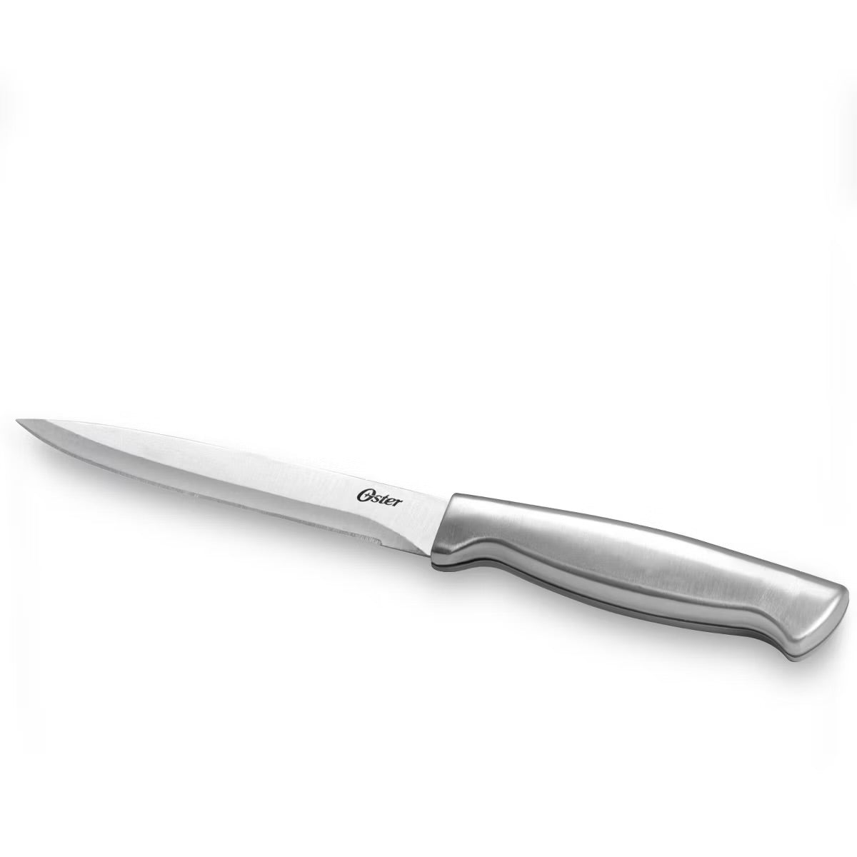 Oster Baldwyn 22 Piece Stainless Steel Handle Cutlery Set w Wooden Block