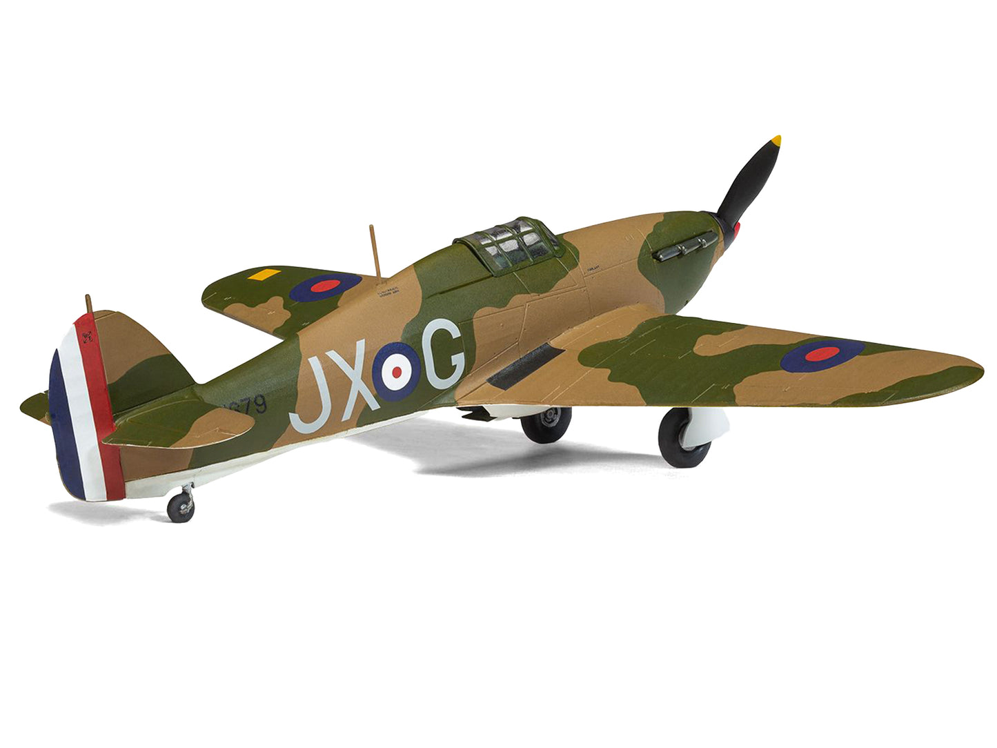 Level 1 Model Kit Hawker Hurricane Mk.I Fighter Aircraft 1/72 Plastic Model Kit