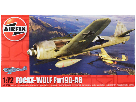 Level 1 Model Kit Focke-Wulf Fw190-A8 Fighter Aircraft 1/72 Plastic Model Kit Ai