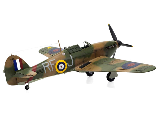 Level 2 Model Kit Hawker Hurricane Mk.I Fighter Aircraft w 2 Scheme Options 1/48