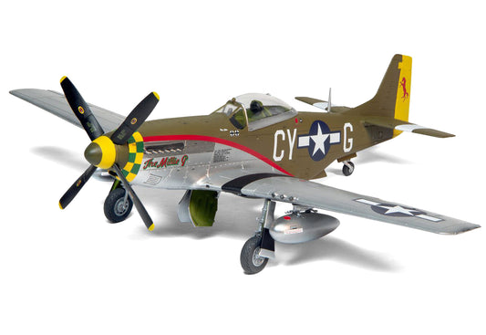 Level 2 Model Kit North American P-51D Mustang Fighter Aircraft w 2 Scheme Optio