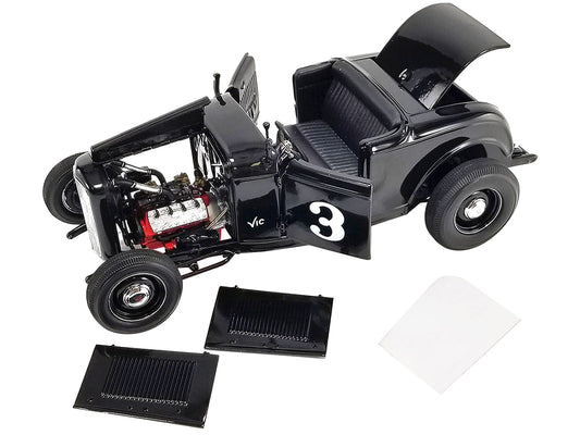 1932 Ford Salt Flat Roadster #3 Black Vic Edelbrock Limited Edition to 414 Pcs