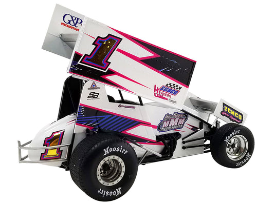 Winged Sprint Car #1 Logan Wagner ZEMCO Mac Magee Motorsports 2022 1/18 Diecast