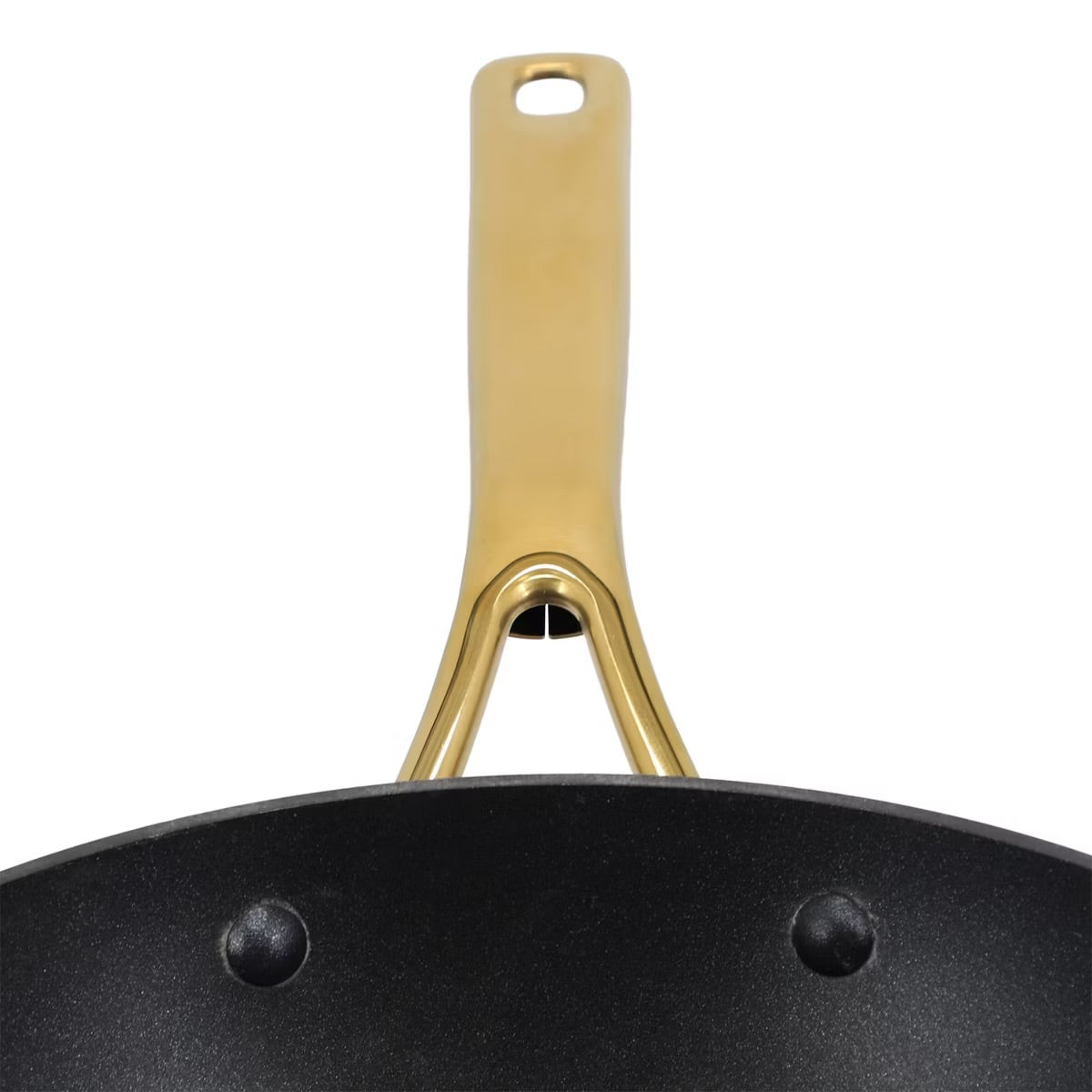 Oster Abbottsford 11" Nonstick Round Aluminum Wok in Black