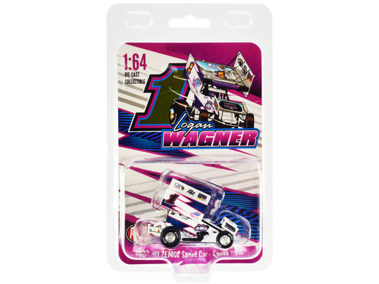 Winged Sprint Car #1 Logan Wagner ZEMCO Mac Magee Motorsports 2022 1/64 Diecast