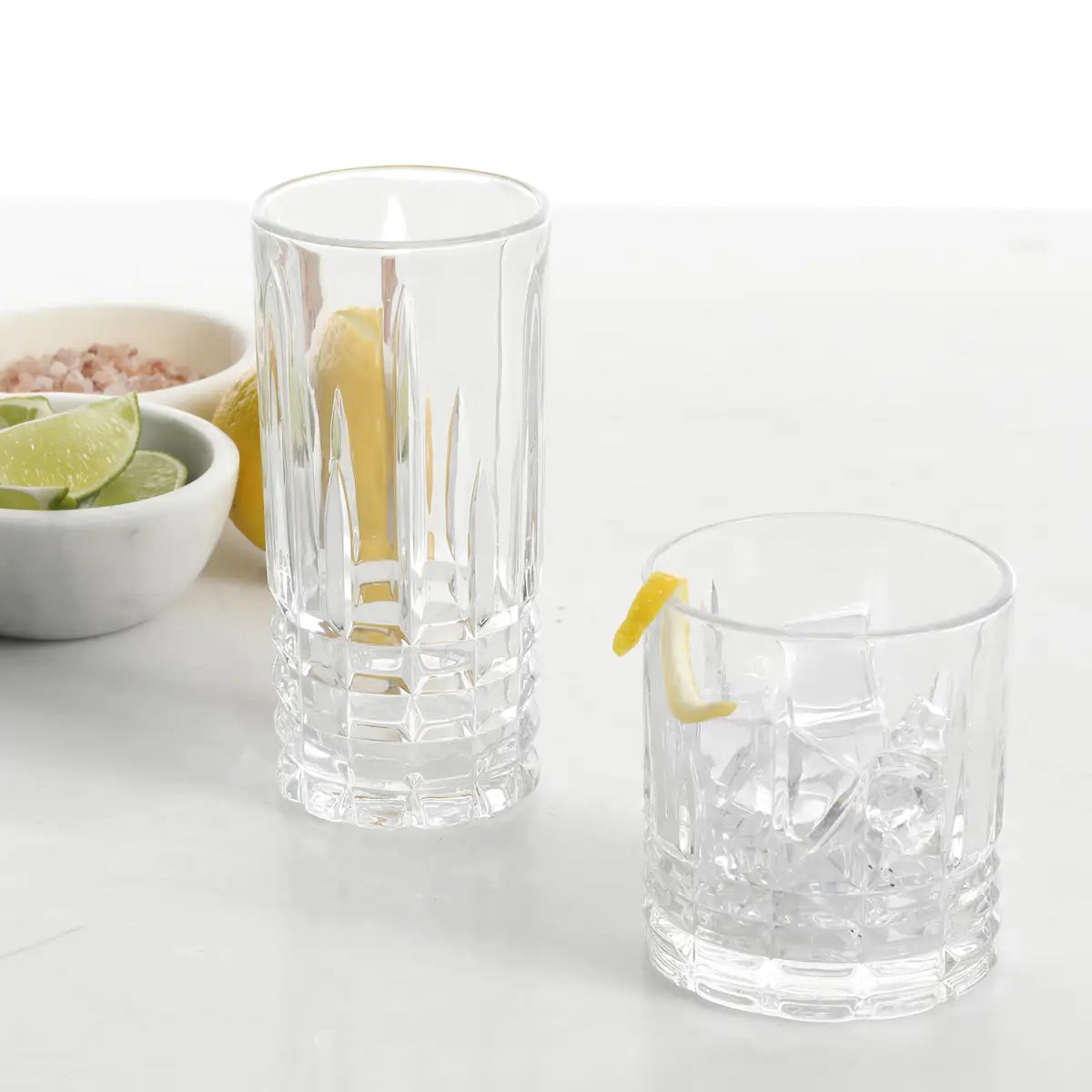 Gibson Home Jewelite 16 Piece Tumbler & Double Old Fashioned Glass Set